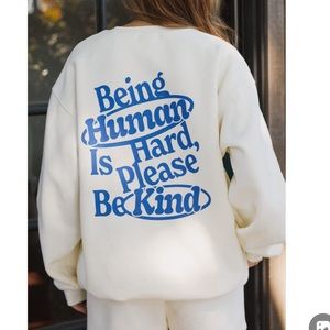 Mayfair group be kind crewneck